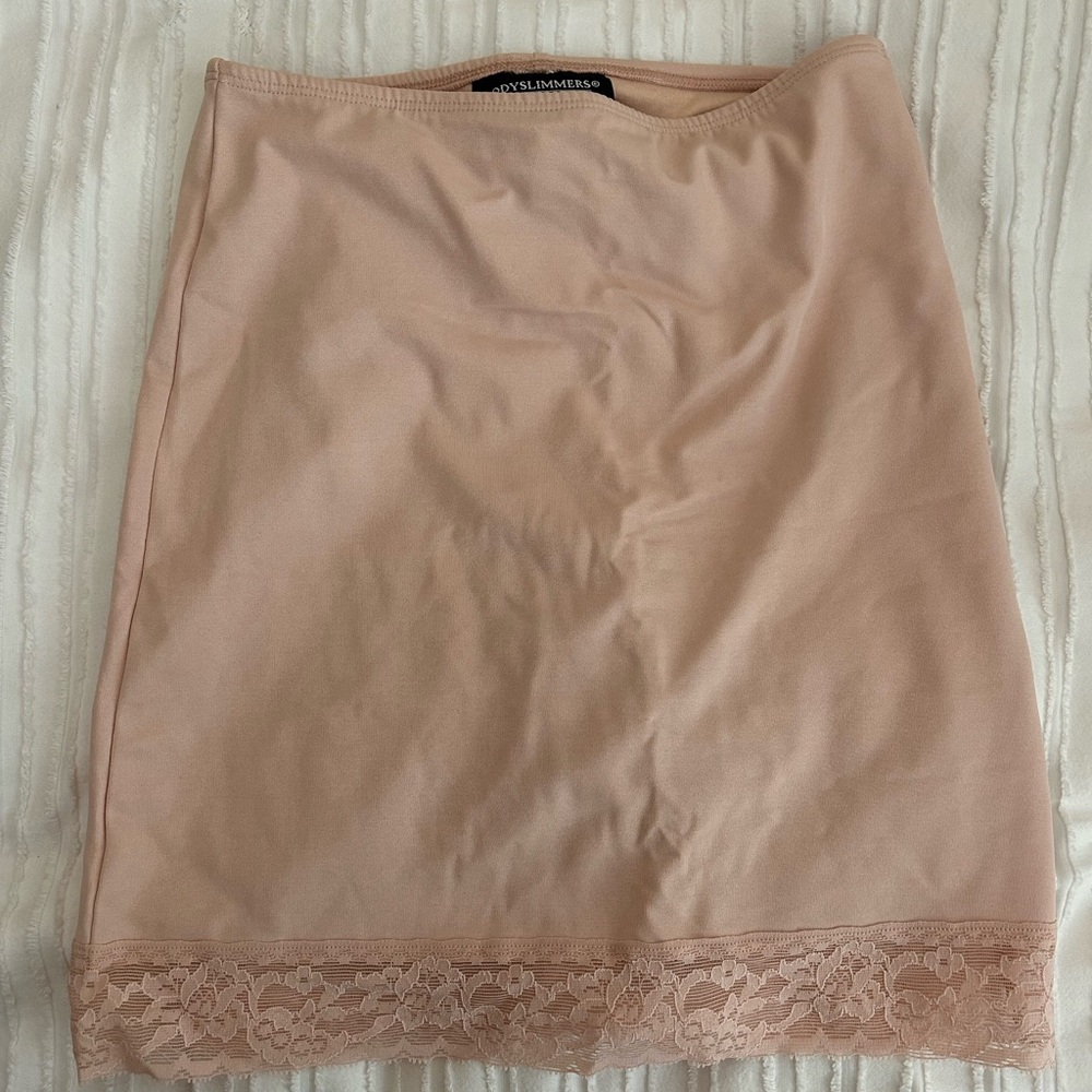 Boardwalk Slimmers Nude Lace Hem Slip - Women Intimates